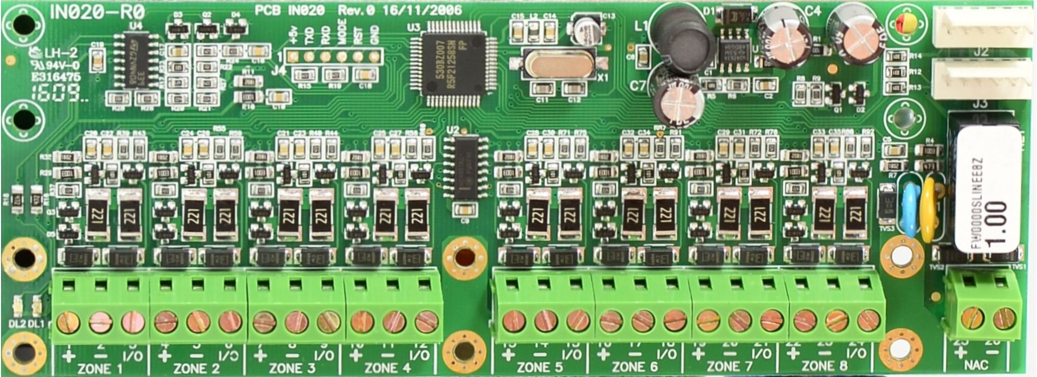 ☆rorr☆ ICD/インセルダム Inim Modul extensie 8 zone pentru centralele SmartLine - SmartLine/8Z