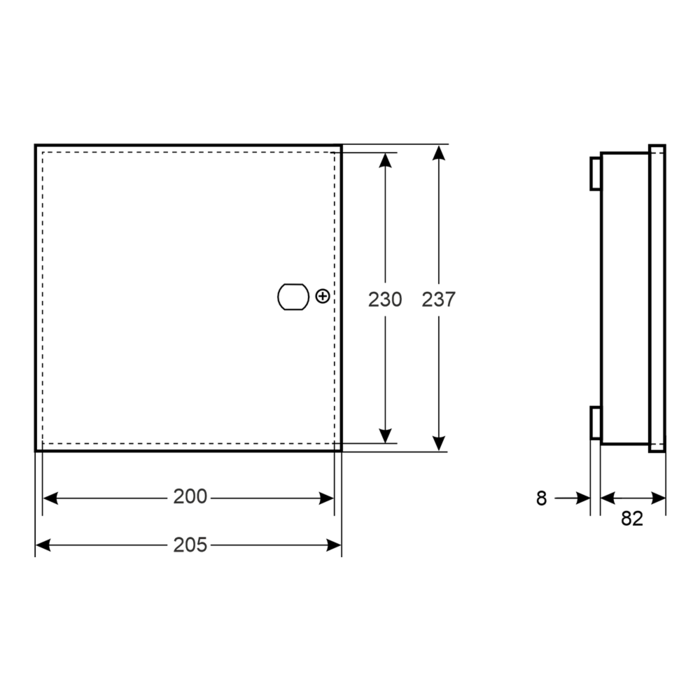 Inim IVY-F - Sirenă de exterior cu flash autoalimentată pentru centralele SmartLiving și Prime