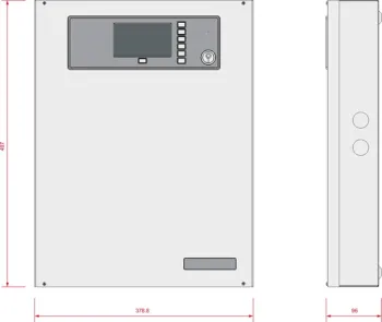 Inim Previdia C050L - Centrală detecție incendiu analog adresabilă cu o buclă, 64 elemente, carcasă mare
