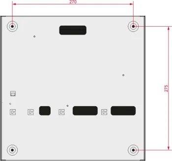 Inim Previdia C050S - Centrală detecție incendiu adresabilă cu o buclă , 64 elemente