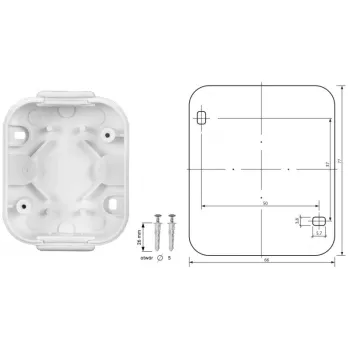 PNH-201C – Buton de panică, acționare dublă
