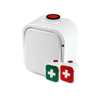 PNH-202 – Buton de panică cu clapetă clorată,1 buton alarmă / 1 buton resetare