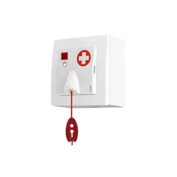 Gorke SPR-PC2/AA/BAT - Buton de alarmă cu șnur și buton SOS , 1 buton, montaj îngropat