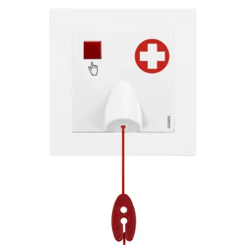 Gorke SPR-PC2/AA/BAT - Buton de alarmă cu șnur și buton SOS , 1 buton, montaj îngropat