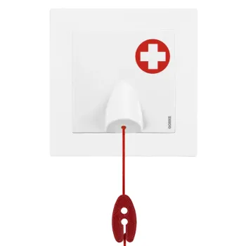 Gorke SPR-PC1/A/ZAS - Buton de alarmă cu șnur , 1 buton,  montaj îngropat